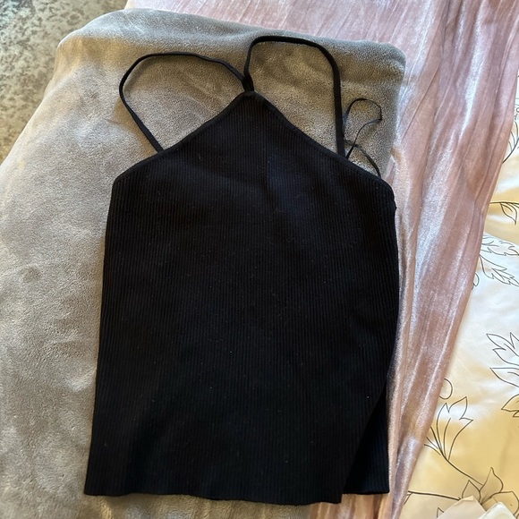 Black Zara halter top size xs - Picture 1 of 2